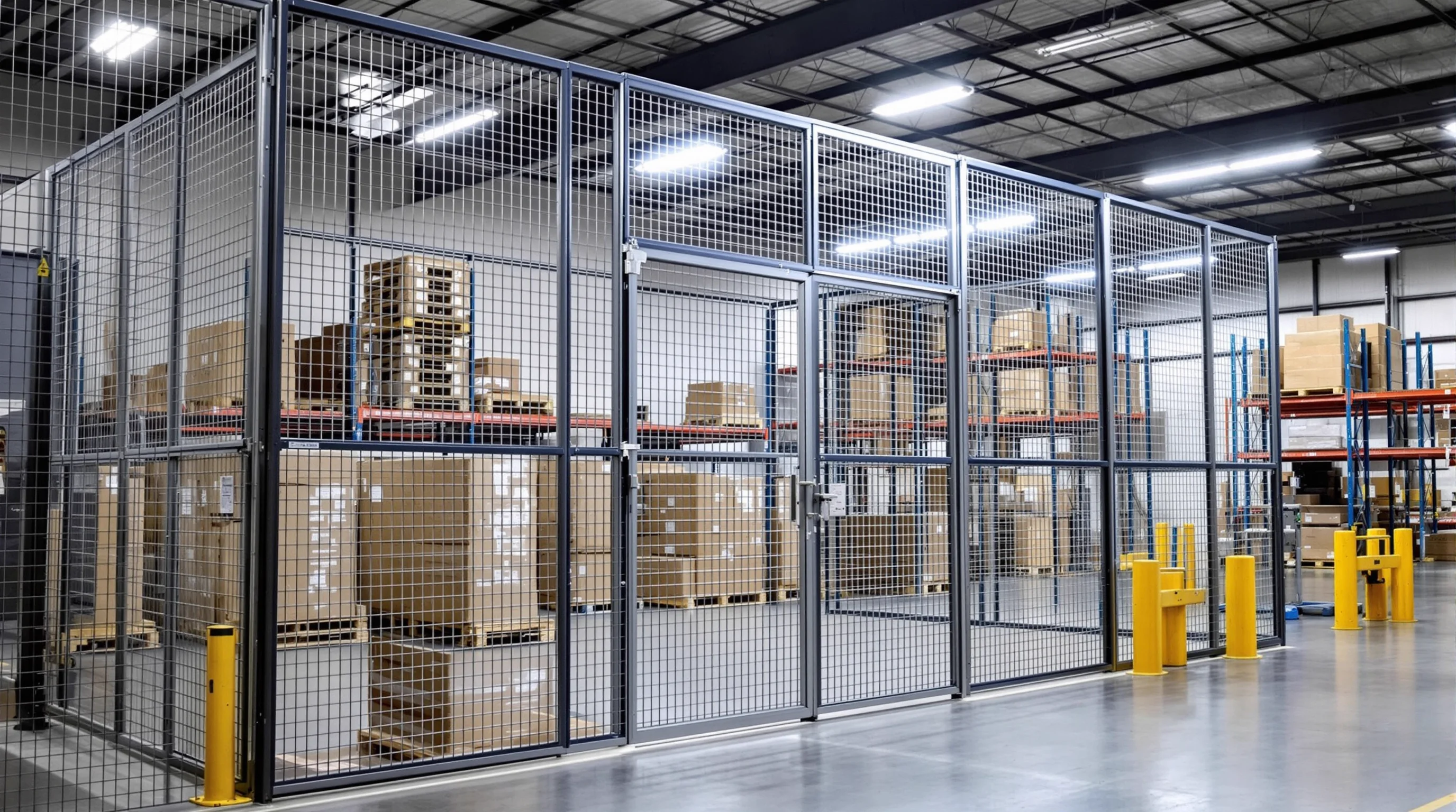 Partition Systems available from Chesapeake Pallet Racking in Chesapeake VA and Hampton Roads